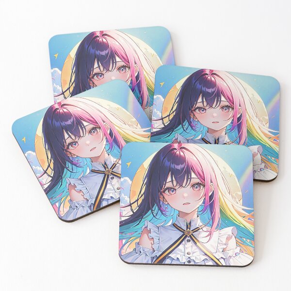 Item preview, Rainbow Anime Girl designed and sold by ViridianSonder.