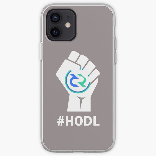 HODL Decred-Fist HODLing DCR Logo-white iPhone Soft Case