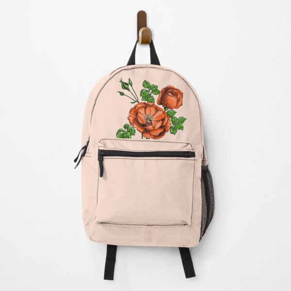 Item preview, Orange Cupped Rose Bloom Double 16-25 Petals In 3 Rows designed and sold by Rachael Taylor.
