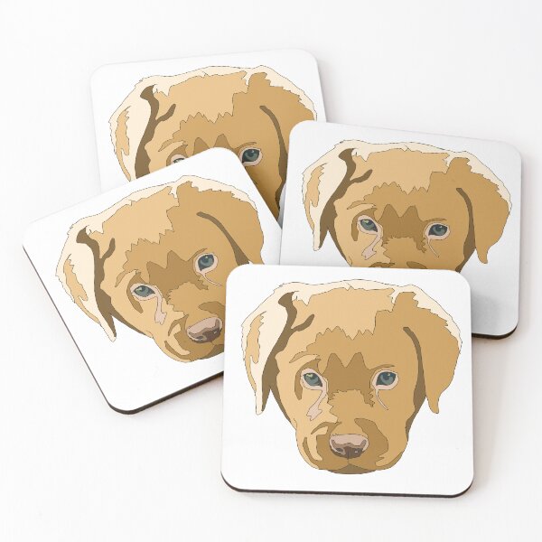 Item preview, Copy of Yellow lab puppy designed and sold by LeahcarsArt.