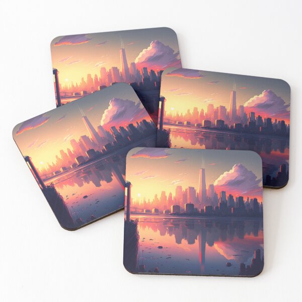 Item preview, City Sunset 4 - 都市の夕焼け 4 designed and sold by SugoiDigi.
