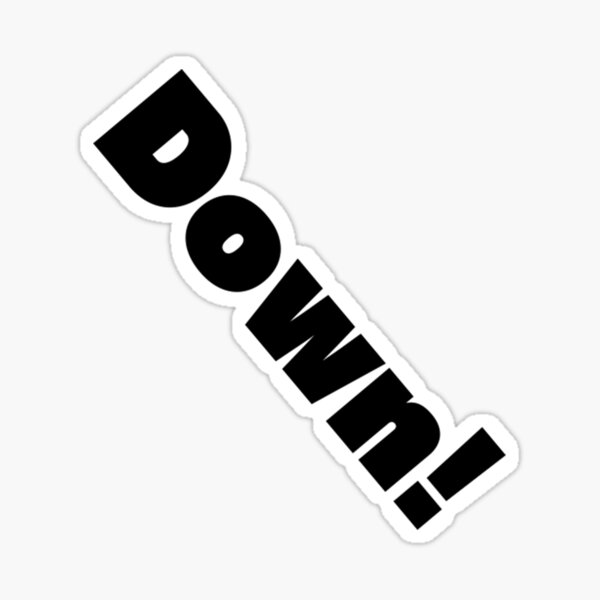 Item preview, Down! T-Shirt designed and sold by PasqualeFu.