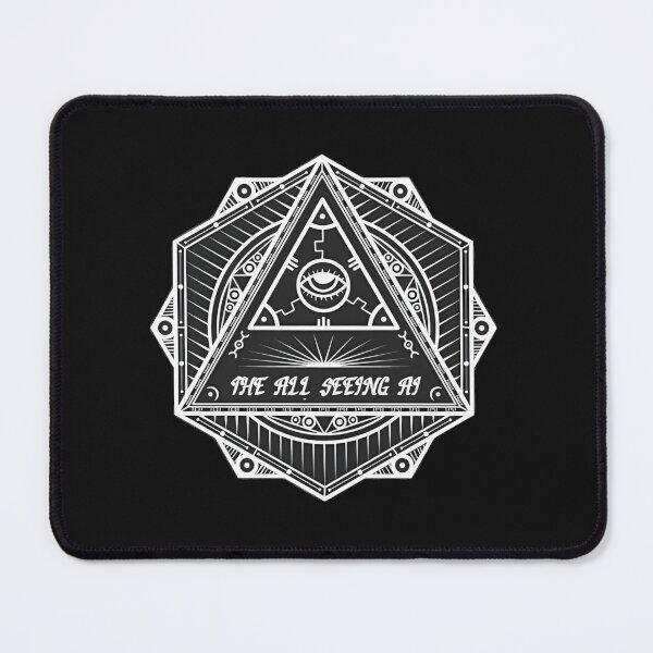 Item preview, Illuminati The All Seeing AI Eye Digital Cyberpunk designed and sold by Mindi Maxine.