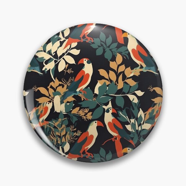 Item preview, Minimalistic Tropical Bird Pattern designed and sold by AnimalisticArts.