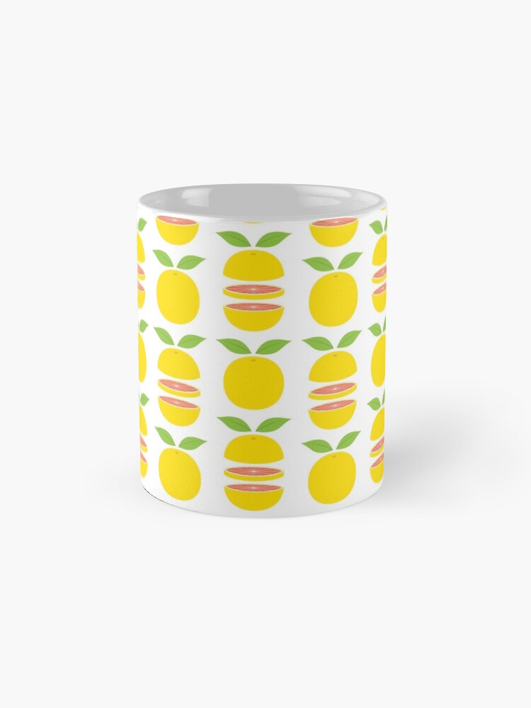 Alternate view of Grapefruits whole and sliced Mug