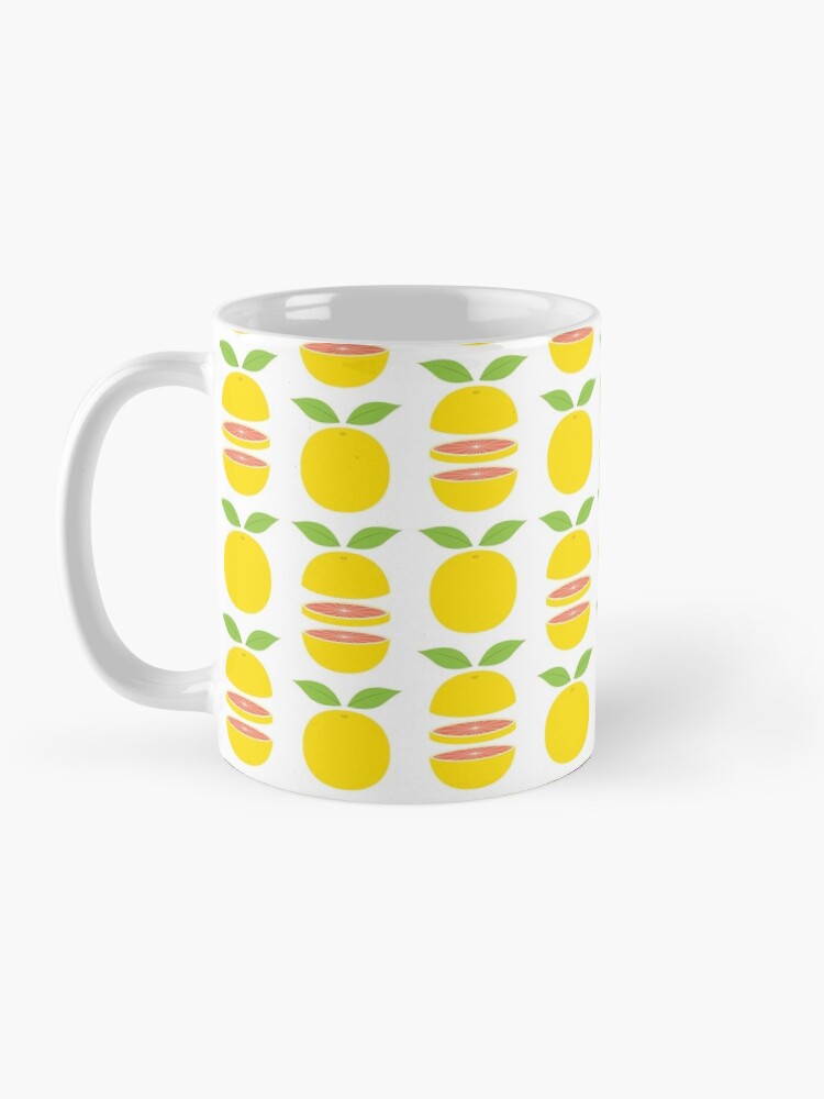 Alternate view of Grapefruits whole and sliced Mug
