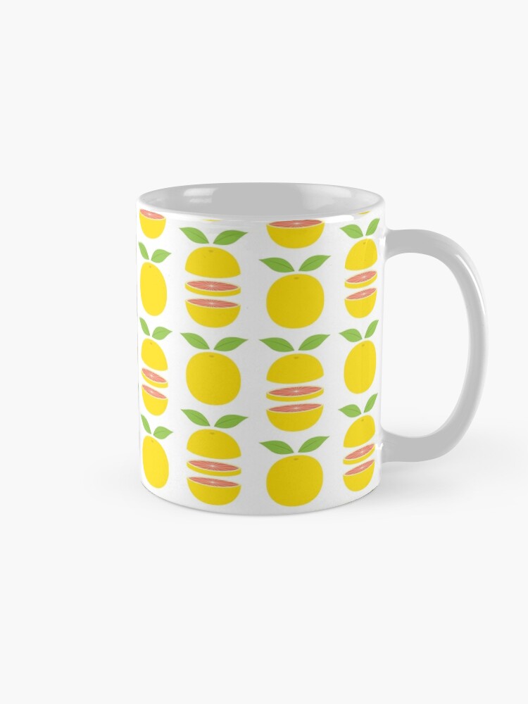 Alternate view of Grapefruits whole and sliced Mug
