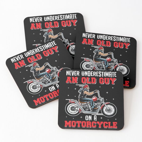 Item preview, Never Underestimate An Old Guy On A Motorcycle - Funny Gifts For Motorcycle Lovers designed and sold by FanityPrints.