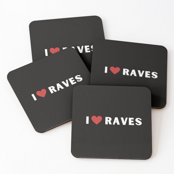 Item preview, I  LOVE RAVES.  designed and sold by Grin.