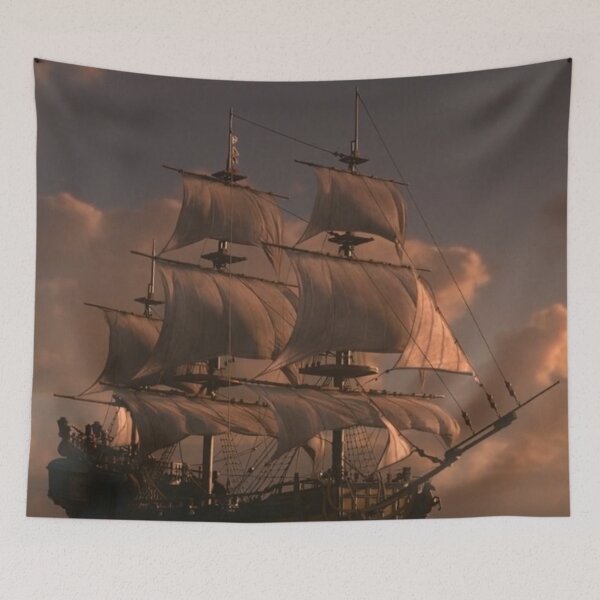 Item preview, The Revenge Pirate Ship Tall Ship Boat designed and sold by zoocuties.