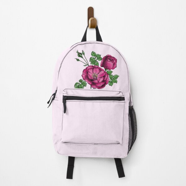 Item preview, Deep Pink Cupped Rose Bloom Double 16-25 Petals In 3 Rows designed and sold by Rachael Taylor.