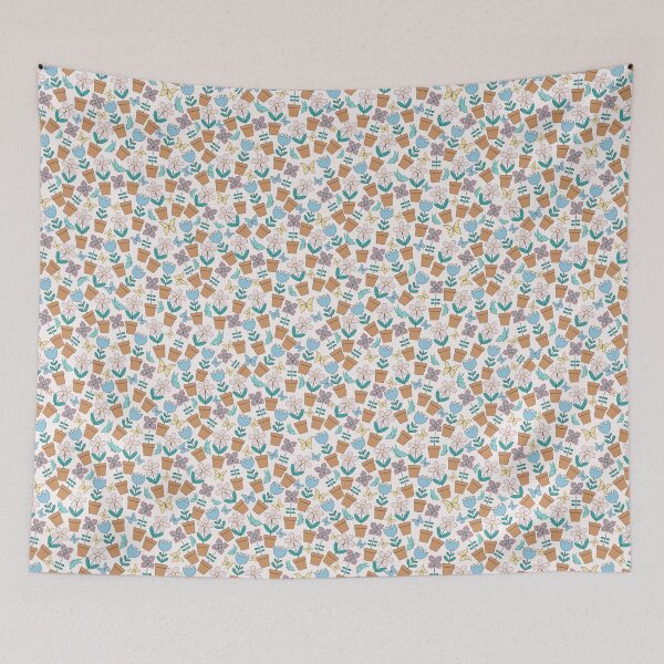 Item preview, Whimsical Flowerpots Pastel designed and sold by Ale's Art.