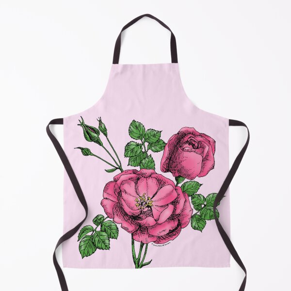 Item preview, Mid Pink Cupped Rose Bloom Double 16-25 Petals In 3 Rows designed and sold by Rachael Taylor.