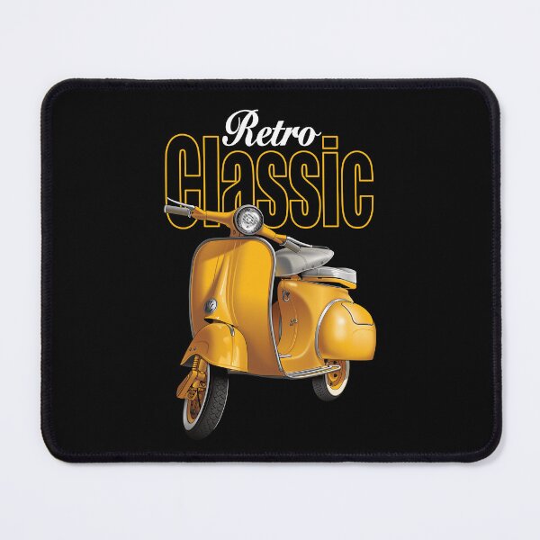 Item preview, Retro classic yellow scooter digital art designed and sold by SetthaSK.
