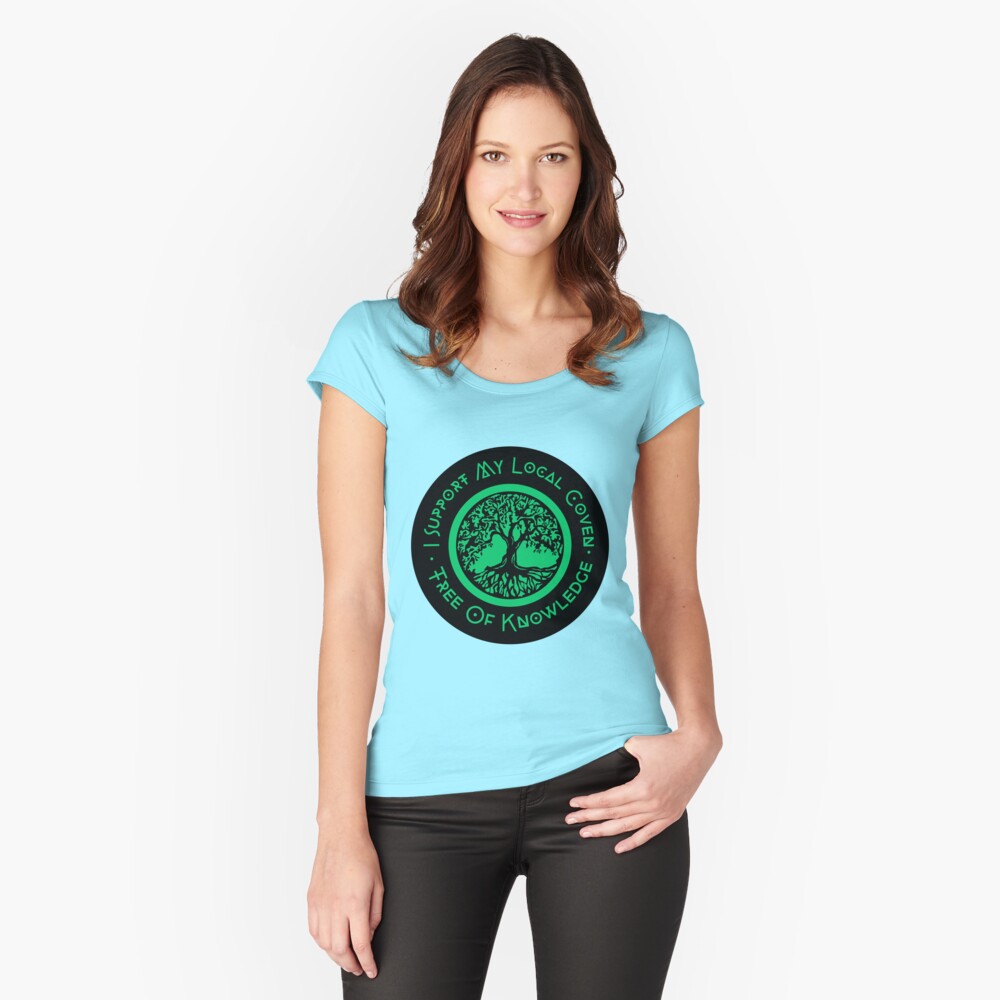 Item preview, Fitted Scoop T-Shirt designed and sold by treeofknowledge.