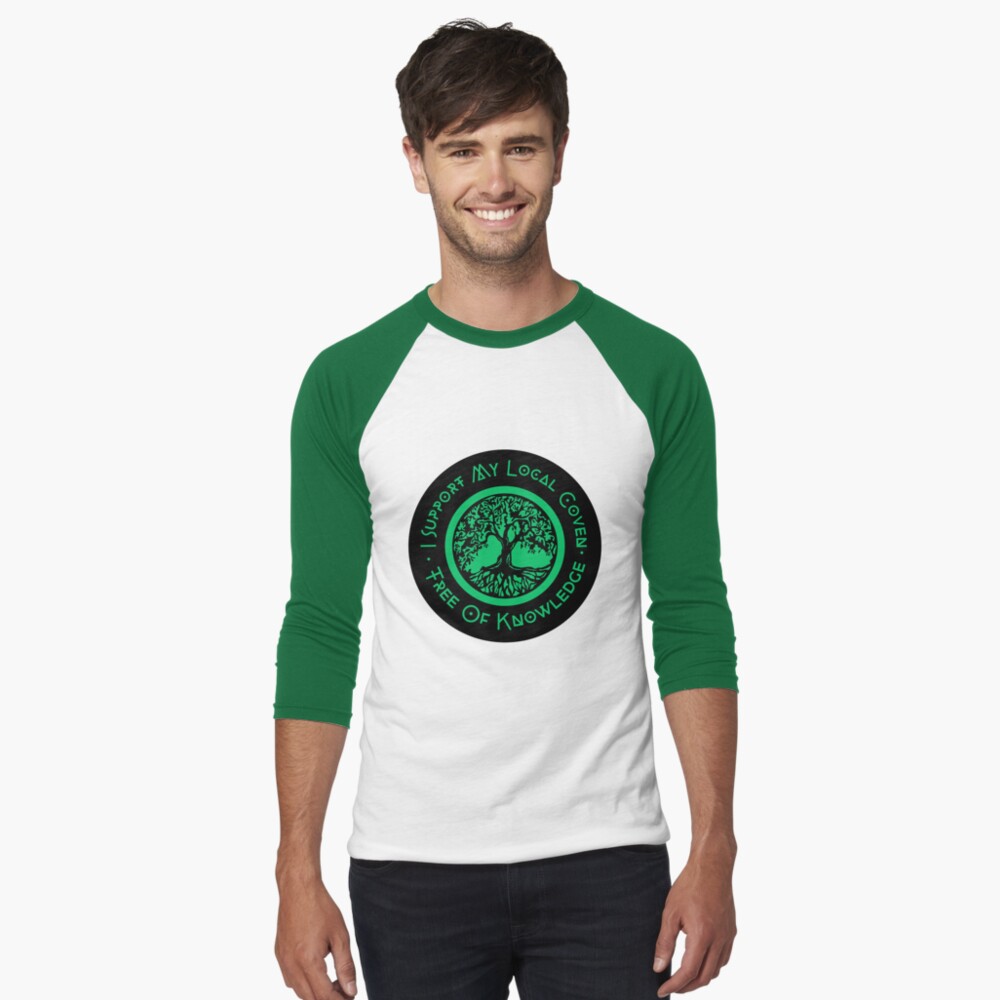 Item preview, Baseball ¾ Sleeve T-Shirt designed and sold by treeofknowledge.
