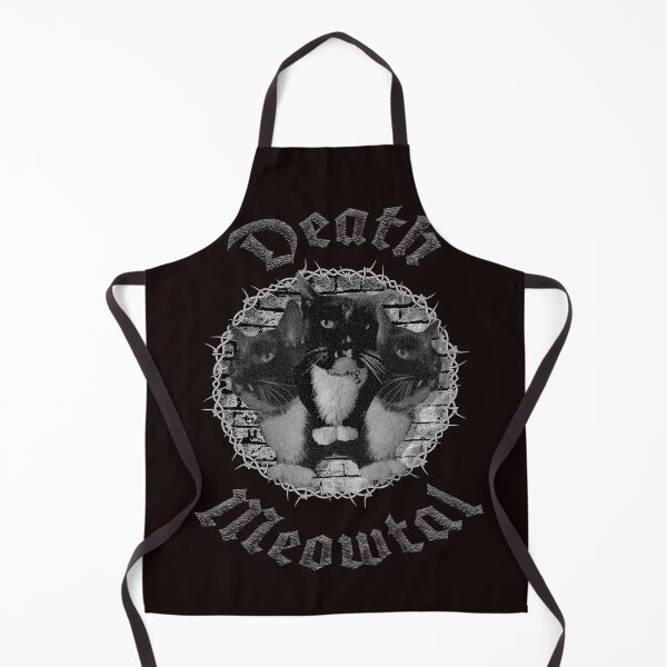 Item preview, Snaggle Tooth 3-Headed Death Meowtal Cat designed and sold by Meghan Kochersperger.