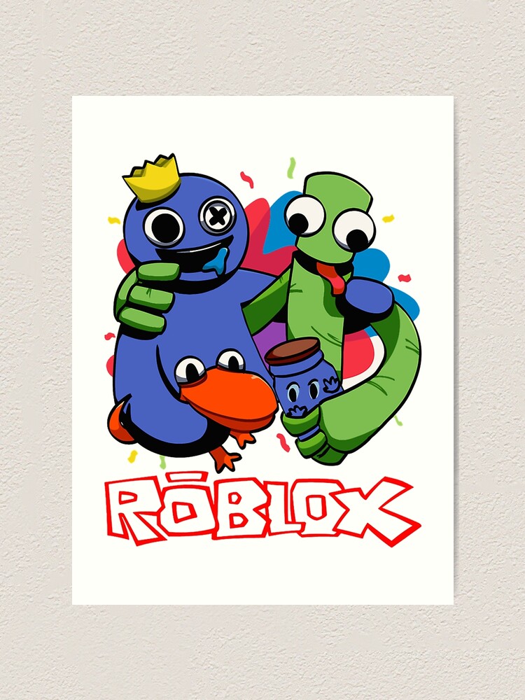 Green from Roblox Rainbow Friends Postcard for Sale by NationArts