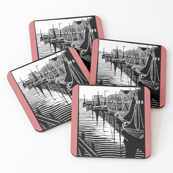 Item preview, Cubist Artist: Harbour Veere by Dorrit Black (1929) designed and sold by mturns57.