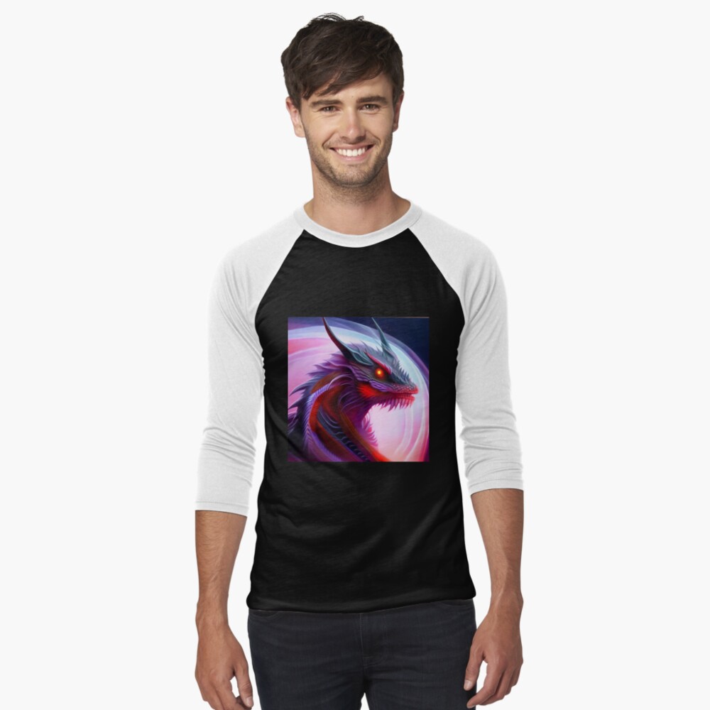 Item preview, Baseball ¾ Sleeve T-Shirt designed and sold by dragynrain.