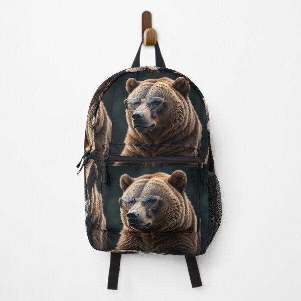 Item preview, Cool Portrait of Grizzly Bear with Sunglasses  designed and sold by Michael Voyler.