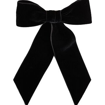 black satin bow Sticker for Sale by verycoolandnice