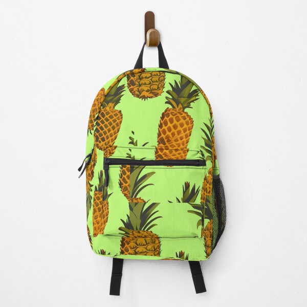 Item preview, Pineapples on light green background designed and sold by imagenia.