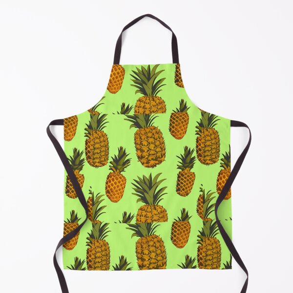 Item preview, Pineapples on light green background designed and sold by imagenia.