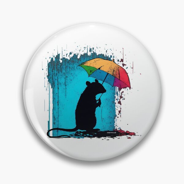 Item preview, The Rat In Colorful Rain designed and sold by GraffitiLab.