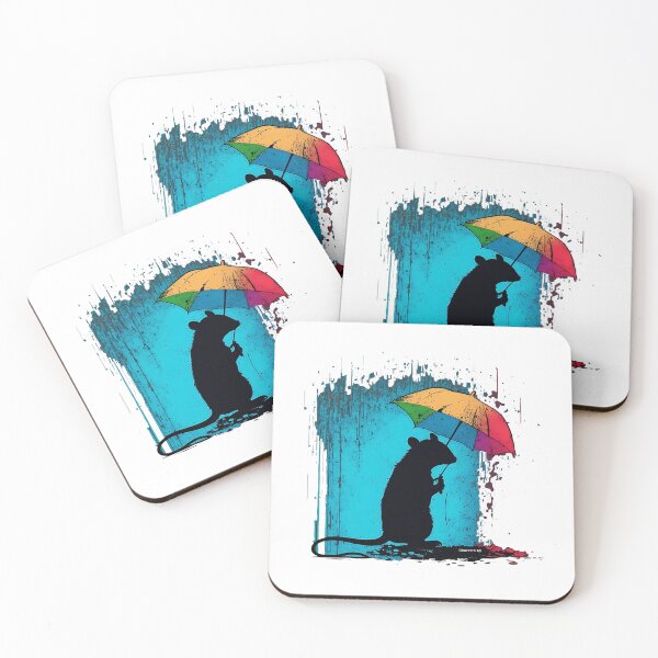 Item preview, The Rat In Colorful Rain designed and sold by GraffitiLab.