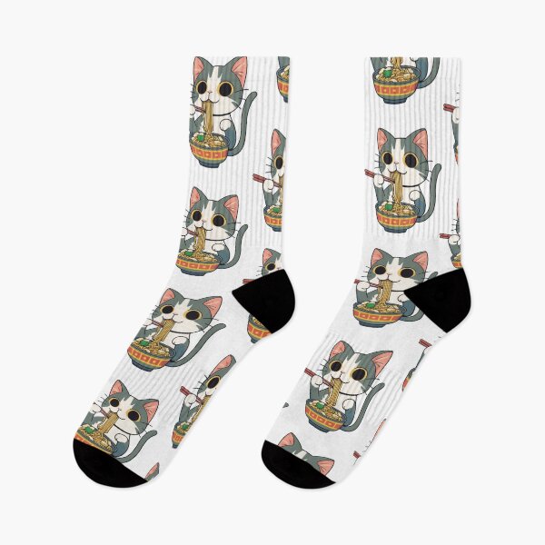 Item preview, cat eating spaghetti4 designed and sold by taybac17.