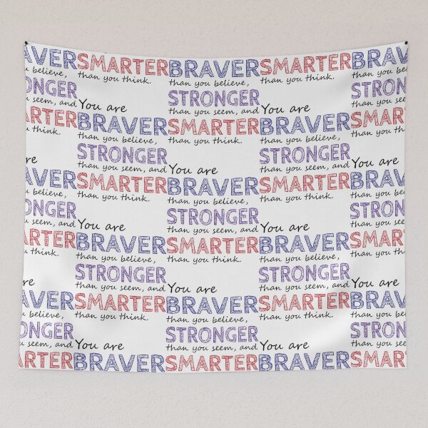 Item preview, You are Braver Stronger Smarter designed and sold by OwlVintagee.