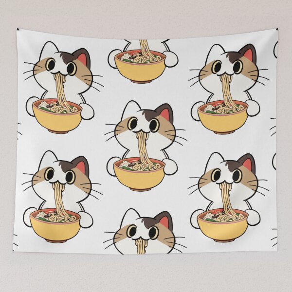Aperçu de l'œuvre chat qui mange des spaghettis20 créée et vendue par taybac17.