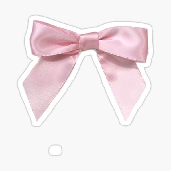 aesthetic coquette bow Sticker for Sale by str4wberryfae