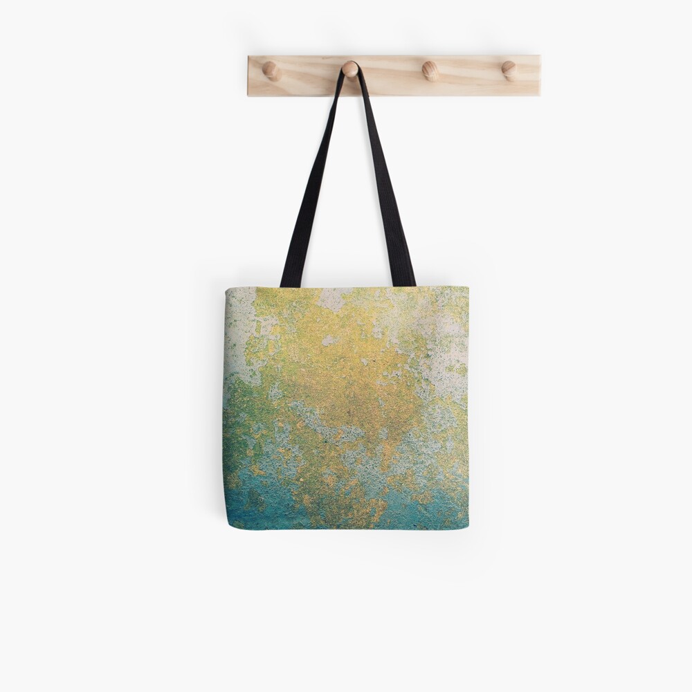 Gold Türkis Stofftasche