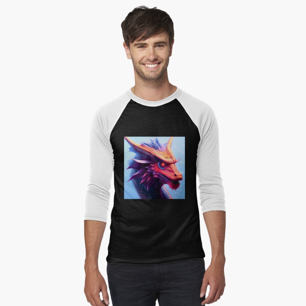 Item preview, Baseball ¾ Sleeve T-Shirt designed and sold by dragynrain.