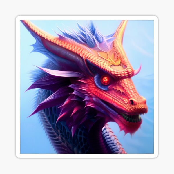 Crystal Dragons Series #31: Menace Baleful Sticker
