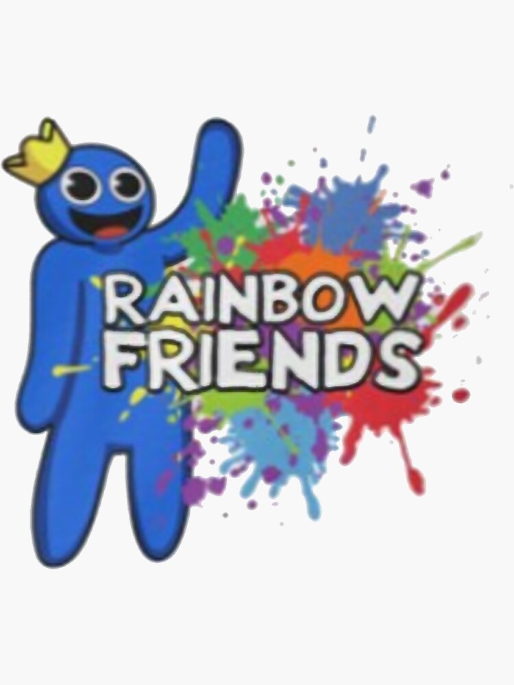 Blue Rainbow Friend  Sticker for Sale by TheBullishRhino in 2023