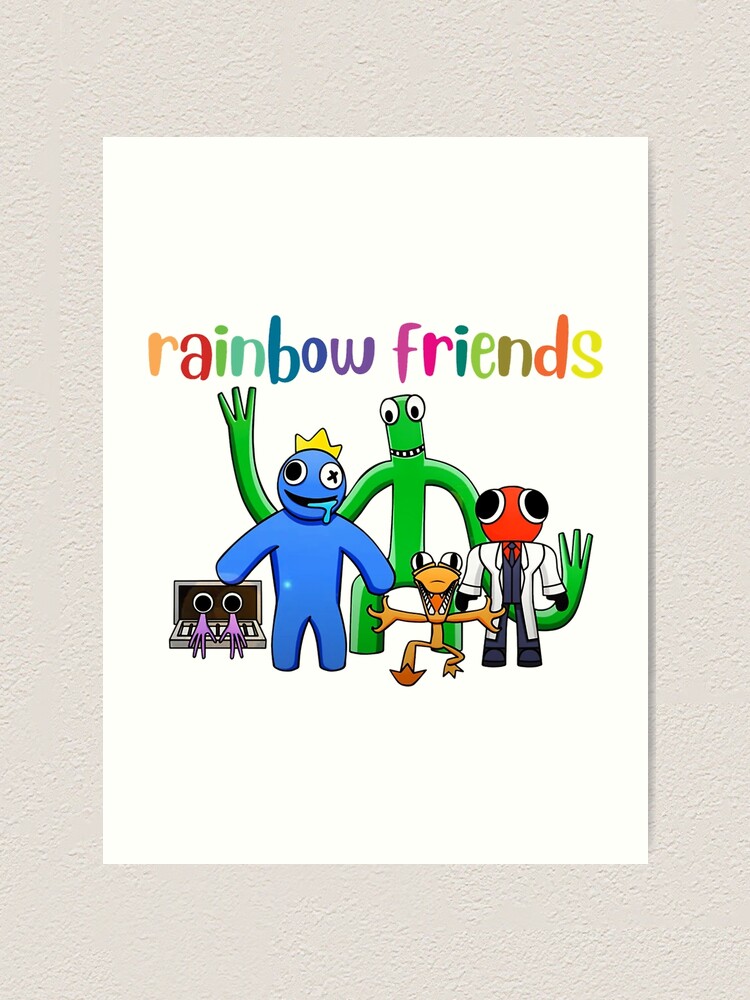 rainbow friends game  Art Print for Sale by zedekilesser45