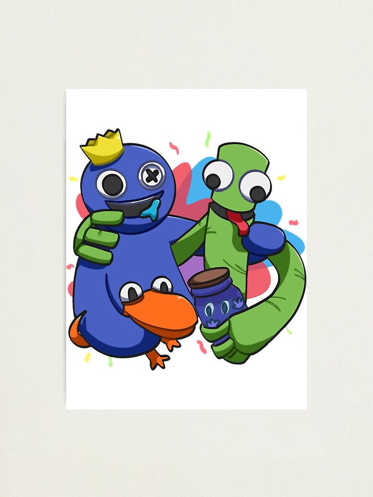 Rainbow Friends Hug it Out Photographic Print for Sale by TheBullishRhino