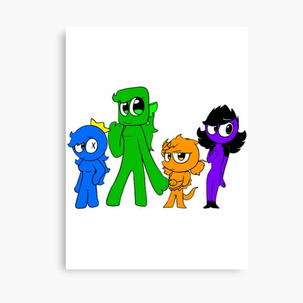 Forget meme // animation rainbow friends ( roblox ) purple red and orange  in 2023