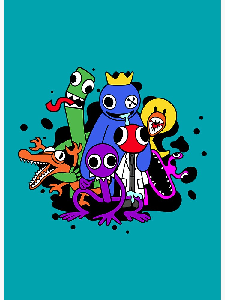 rainbow friends game  Art Print for Sale by zedekilesser45