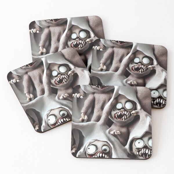 Item preview, Halloween Spirits With Fangs - Seamless Pattern designed and sold by Chubuter.