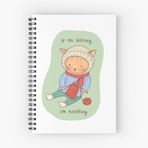 Item preview, Knitting Cat designed and sold by ZowaStudio.