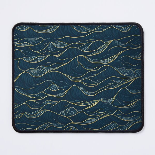 Item preview, Vintage-style sea waves pattern in oil painting designed and sold by RedArtG09.