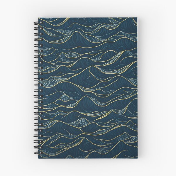 Item preview, Vintage-style sea waves pattern in oil painting designed and sold by RedArtG09.