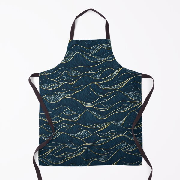 Item preview, Vintage-style sea waves pattern in oil painting designed and sold by RedArtG09.