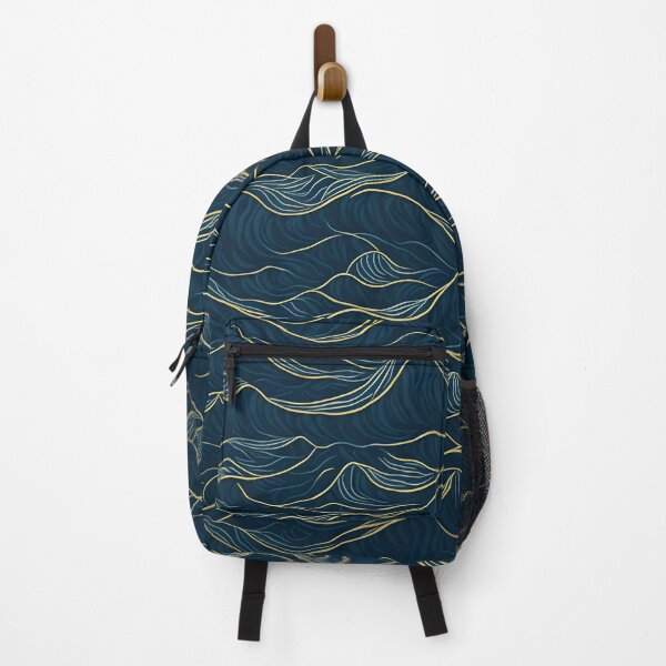 Item preview, Vintage-style sea waves pattern in oil painting designed and sold by RedArtG09.