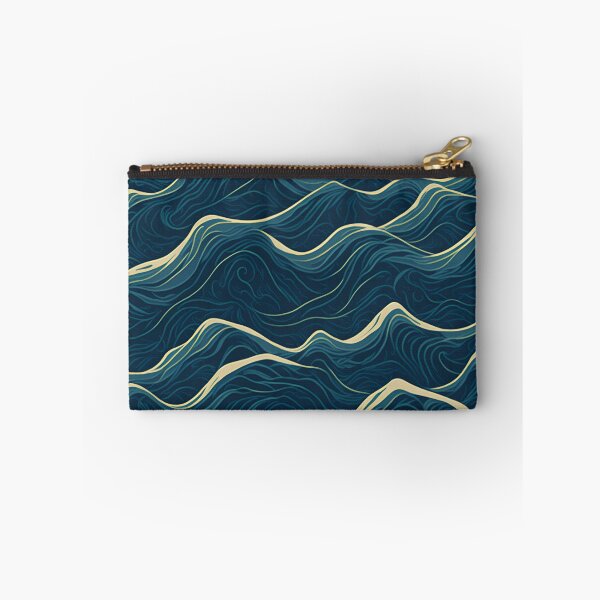 Item preview, Repeating sea waves in high resolution| sea wave pattern| wave sticker| wave design designed and sold by RedArtG09.