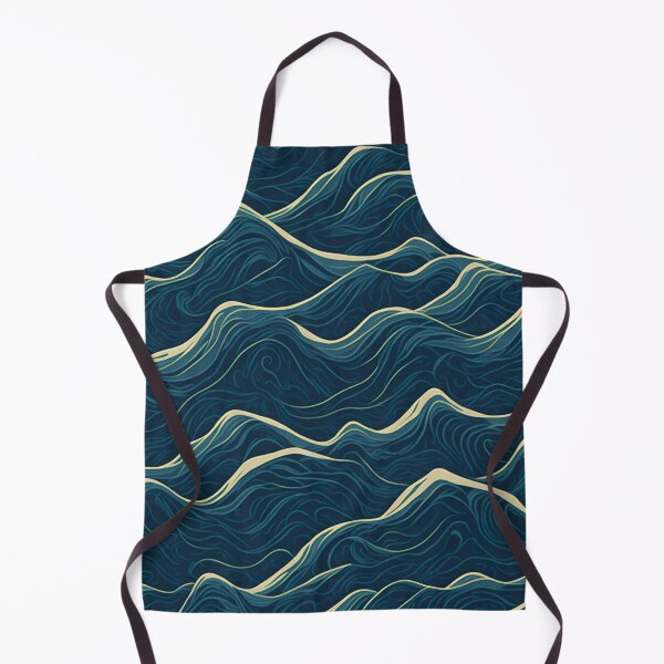 Item preview, Repeating sea waves in high resolution| sea wave pattern| wave sticker| wave design designed and sold by RedArtG09.